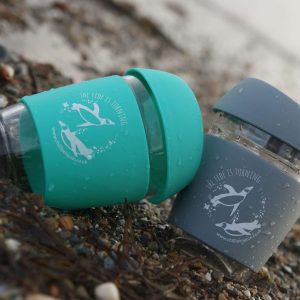 Reusable Glass Coffee Cup (Wave Co)
