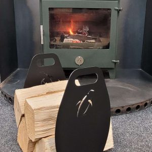Black metal log holder - Chilli Taco