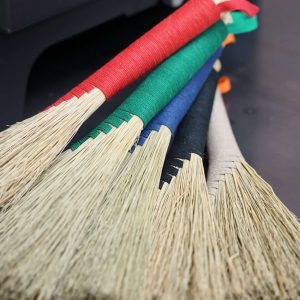 .Hearth Brush - broomcorn/hemp